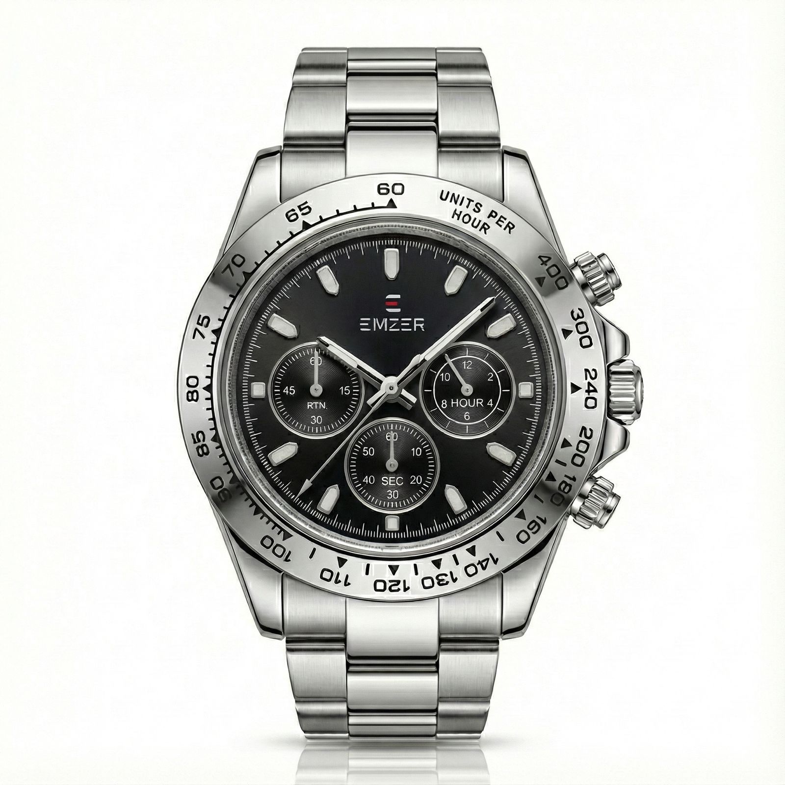 Emzer watch — teal square dial